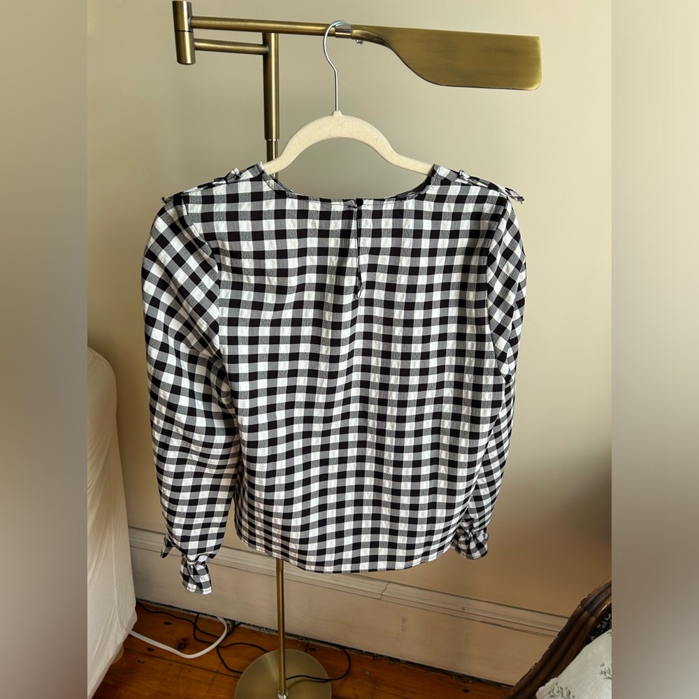 H&M Gingham Ruffled Top - Picture 2 of 3